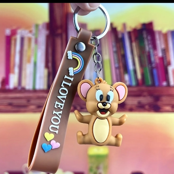 Tom and Jerry keychain charm for purse bag father's day gift - Picture 4 of 4